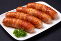 Bacon Wrapped Sausages